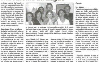 Jérôme Blanchard invite les artistes Maria Fiel, Sylvie Guével, Chantal Dislaire, Anne-Paule André, Florence Launay et Irène Lussou à exposer leurs oeuvres en 2006