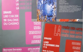 Un tableau de Sylvie Guével a été vendu aux Enchères lors de la vente internationale d'arts actuels. Le tableau est parti aux Etats Unis