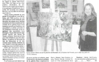 1ER anniversaire de la Galerie HarTmonie de l'artiste peintre Breton Sylvie Guével
