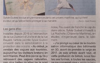 article du Ouest-france sur sylvie guével